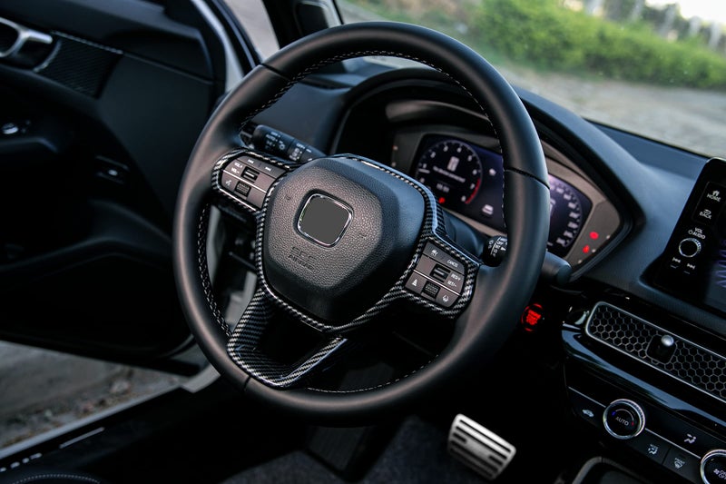 CKE Compatible with Honda Civic 2026 2025 2024 2023 2022 for Accord CR-V HR-V Pilot 2026 2025 2024 2023 Accessories Car Center Console Cover Dashboard Cover Trim Frame -Carbon Fiber Style - Image 3