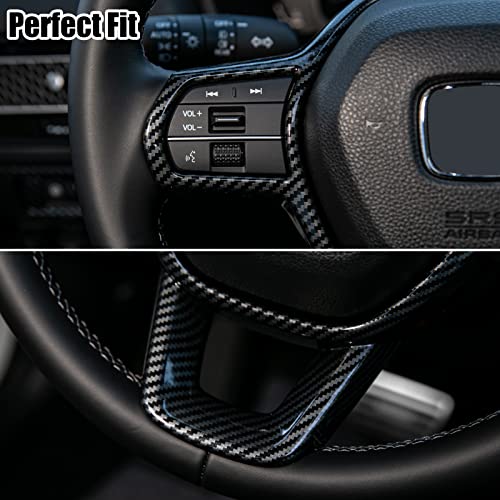 CKE Compatible with Honda Civic 2026 2025 2024 2023 2022 for Accord CR-V HR-V Pilot 2026 2025 2024 2023 Accessories Car Center Console Cover Dashboard Cover Trim Frame -Carbon Fiber Style - Image 4
