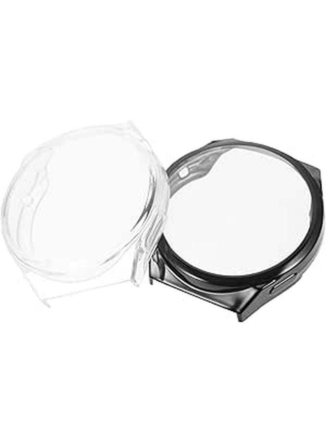 2Pcs TPU Protective Case For Watch GT3 Pro Full Coverage Anti Scratch Screen Protector - Image 1