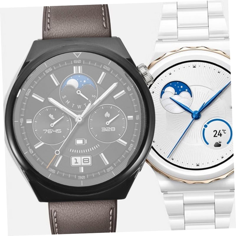 2Pcs TPU Protective Case For Watch GT3 Pro Full Coverage Anti Scratch Screen Protector - Image 3