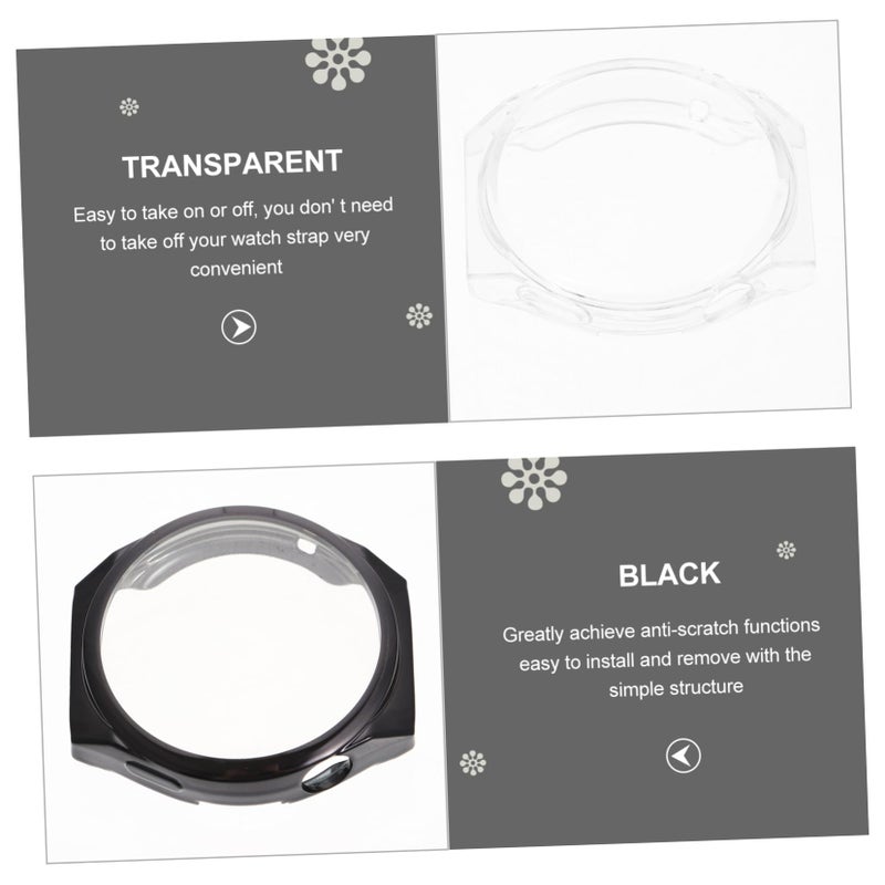 2Pcs TPU Protective Case For Watch GT3 Pro Full Coverage Anti Scratch Screen Protector - Image 4