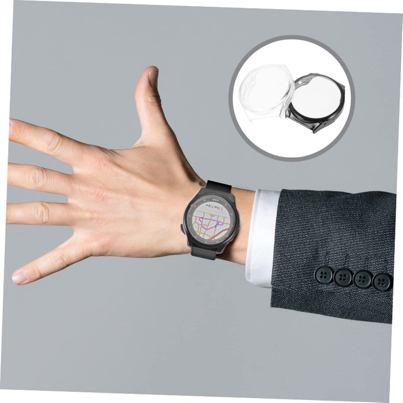2Pcs TPU Protective Case For Watch GT3 Pro Full Coverage Anti Scratch Screen Protector - Image 5