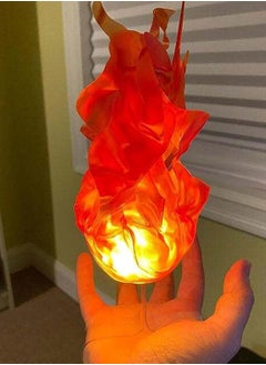 VUCATIN Illuminated Floating Fireballs Creative Flame Lamp Props Artificial Fake Fire Floating Prop No Flame for Role Playing Festival Home Party Decorations  - Image 1