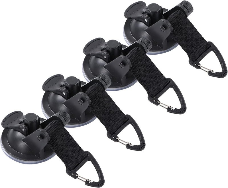 Car Tent Suction Cup High Strength Durable Portable Suction Cups for Awning Tents Camping Tarp for Outdoor Activities ABS Material 4PCS - Image 5