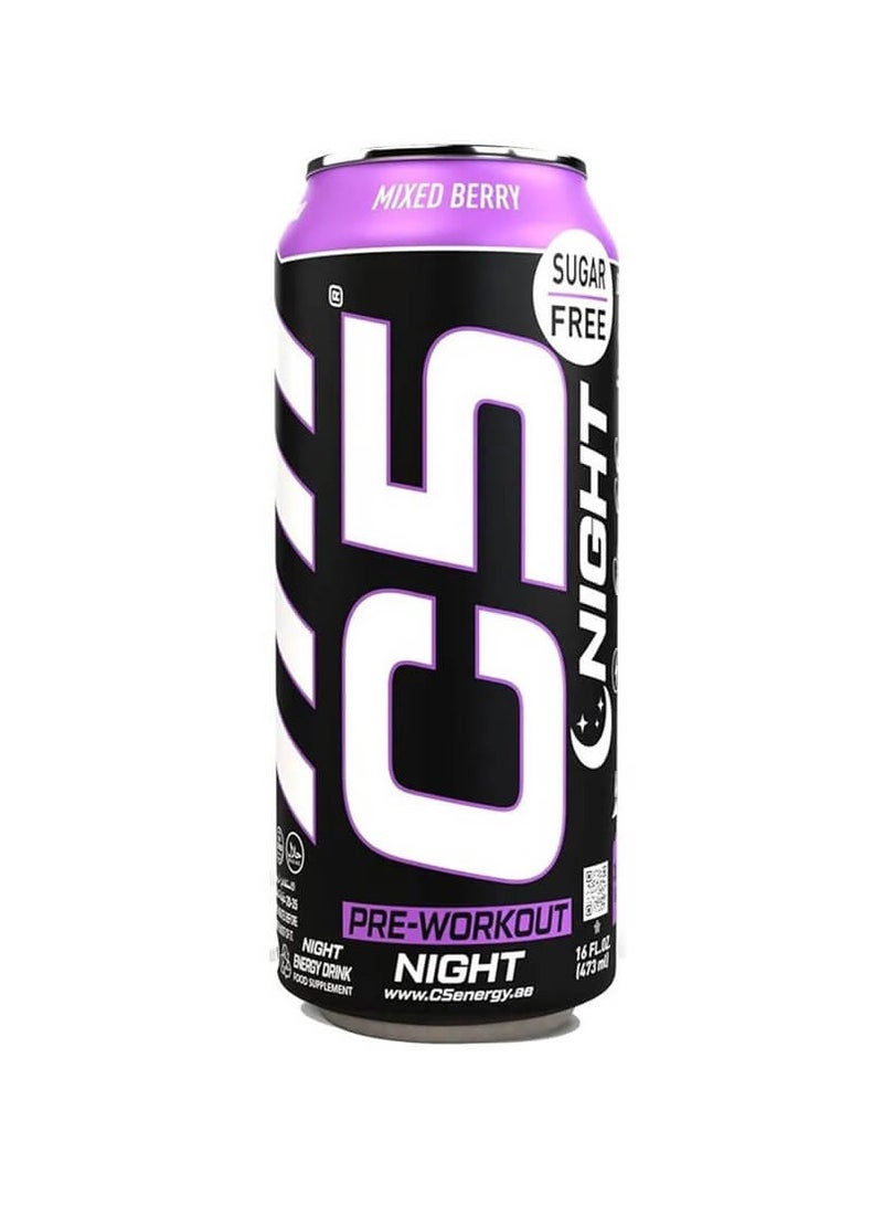C5 NIGHT Sugar Free Mixed Berry 473ml Pack of 12 - Image 2