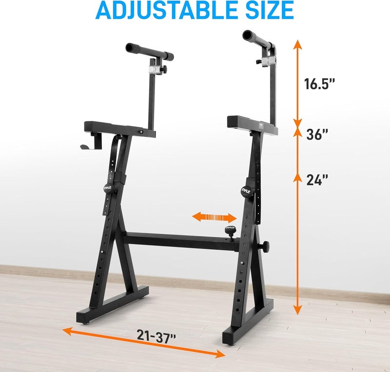 Pyle Heavy-Duty Multi-Functional Music Stand - Z Style & Portable, 2nd Tier, Height & with Adjustment, Digital Keyboard Stand, Rack Case w/Ergonomic Design, for Home Studio etc. - PKST2TZ - Image 5