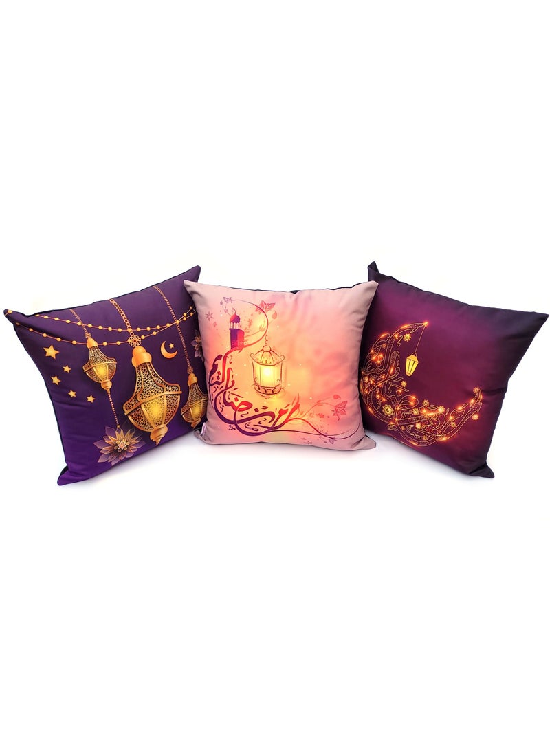Alwan Set of 3 Ramadan Kareem Cushion Covers - Image 1