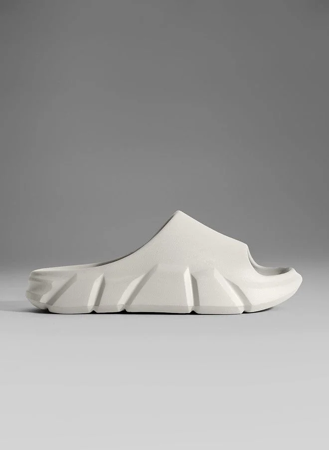 The Souled Store Men - Solid White Sliders