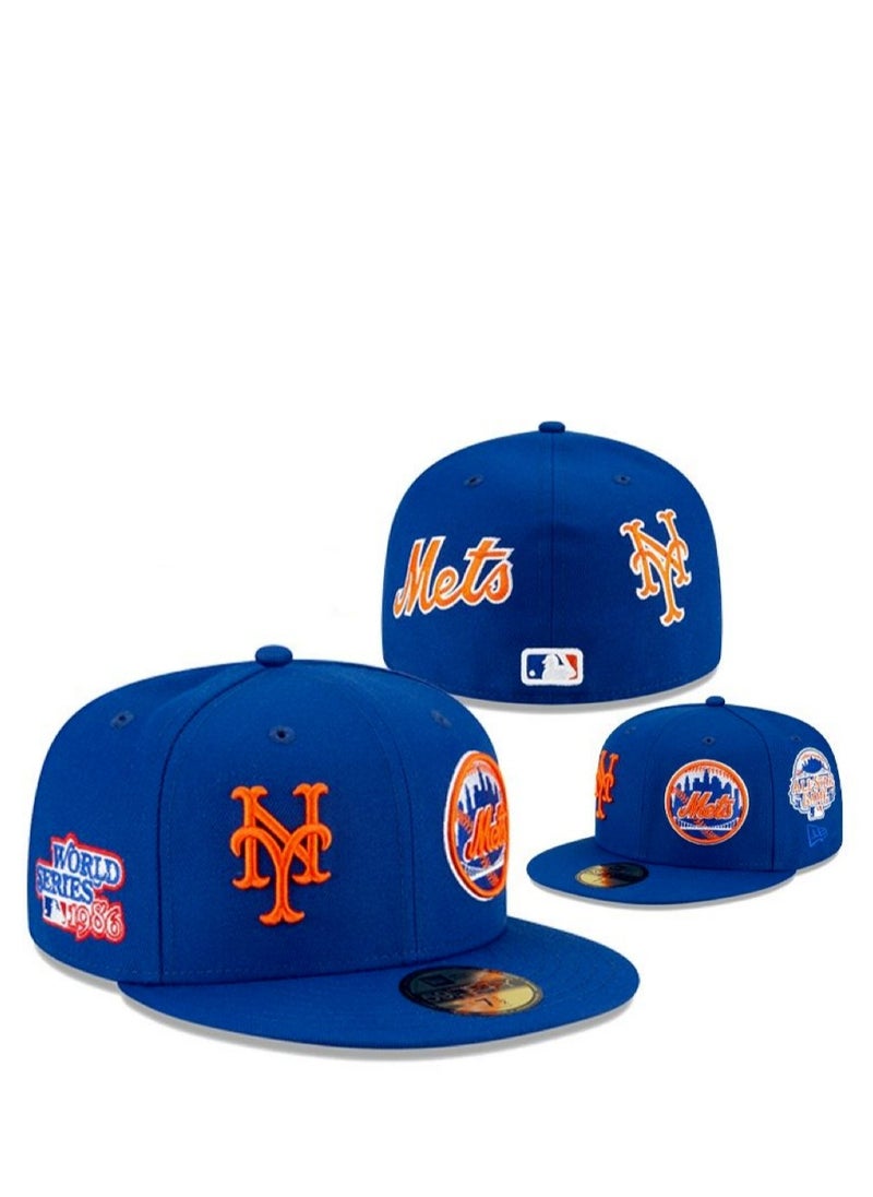 NEW ERA - NEW ERA New York Mets 1986 World Series Commemorative Flat - Brim Baseball Cap - Image 1