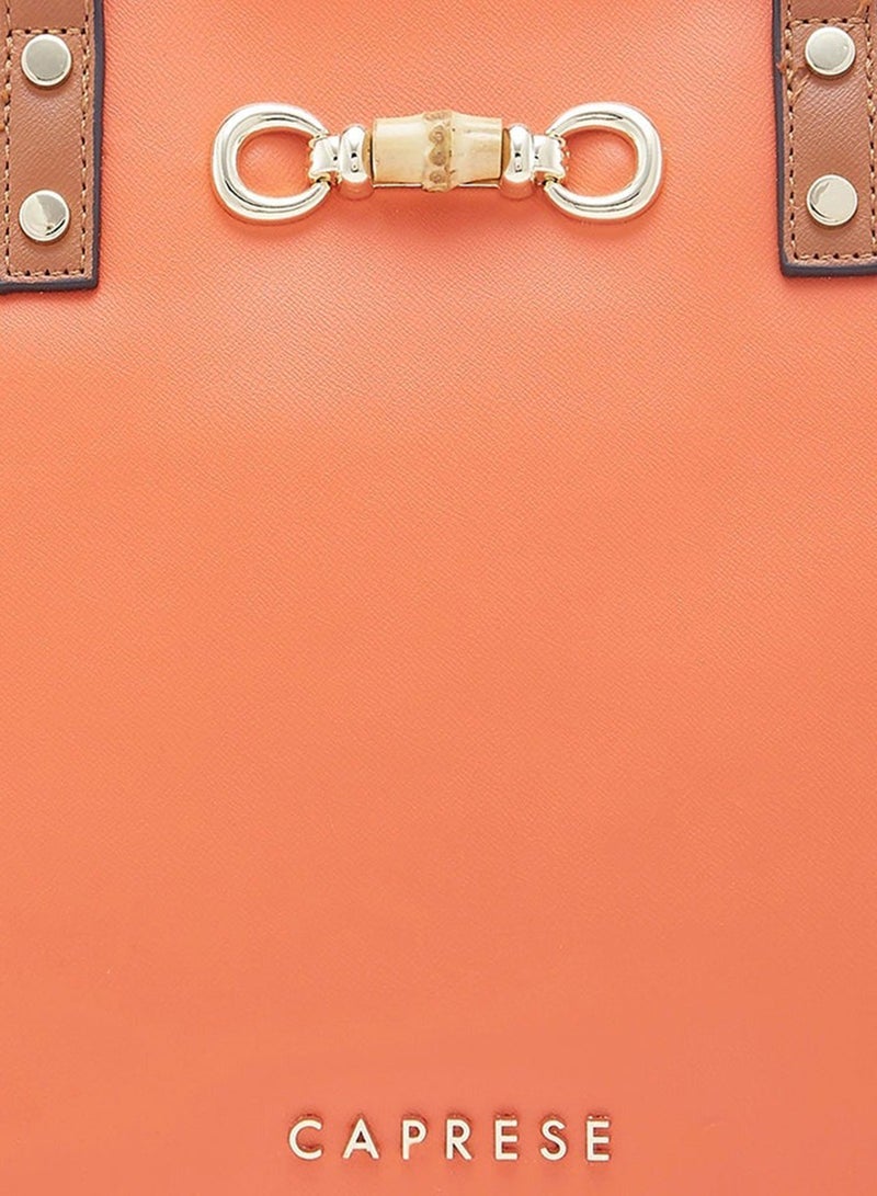 CAPRESE-EVA SATCHEL MEDIUM ORANGE - Image 5