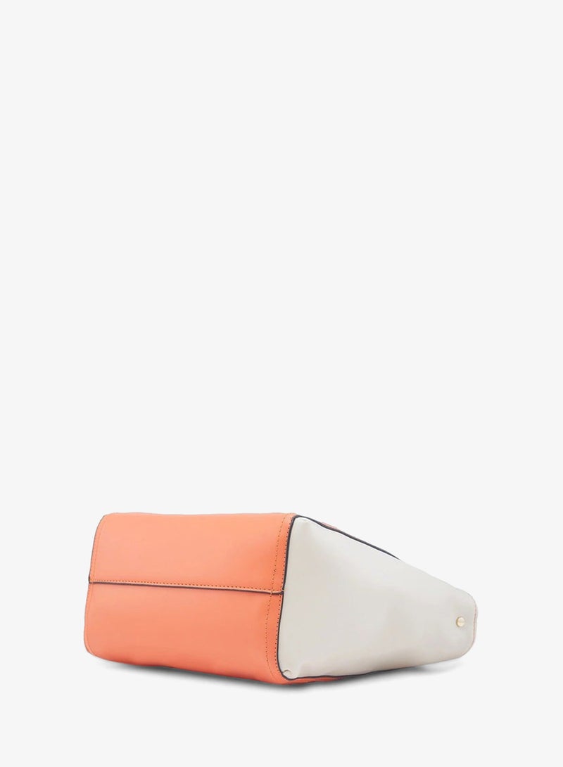CAPRESE-EVA SATCHEL MEDIUM ORANGE - Image 2