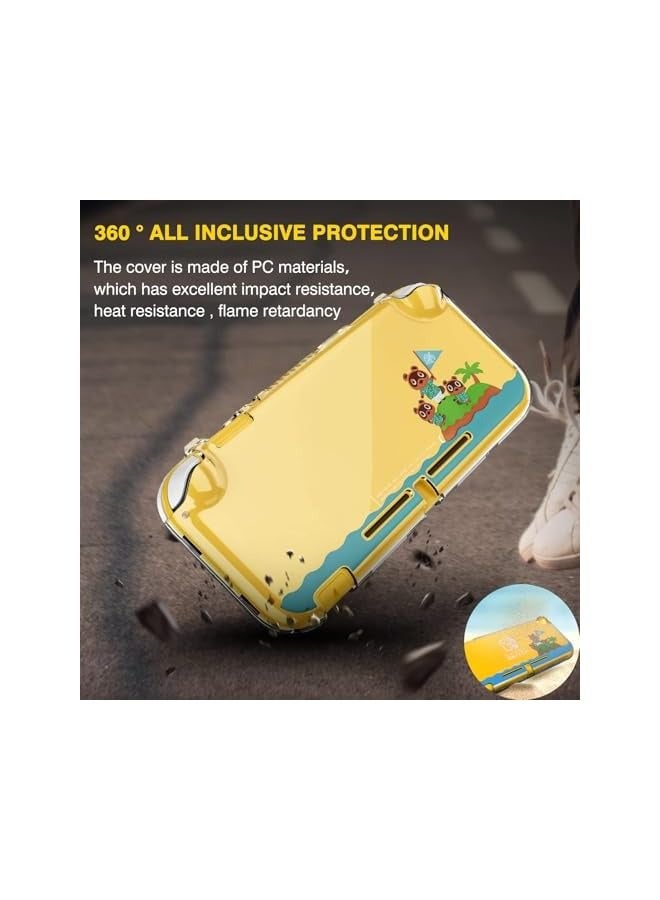 PROMASS Case Compatible with Switch Lite -Clear Hard PC Case, Shock and Scratch Resistant, Compatible Case Accessories for Switch Lite and Joycon Controller (Cute Bear) - Image 3
