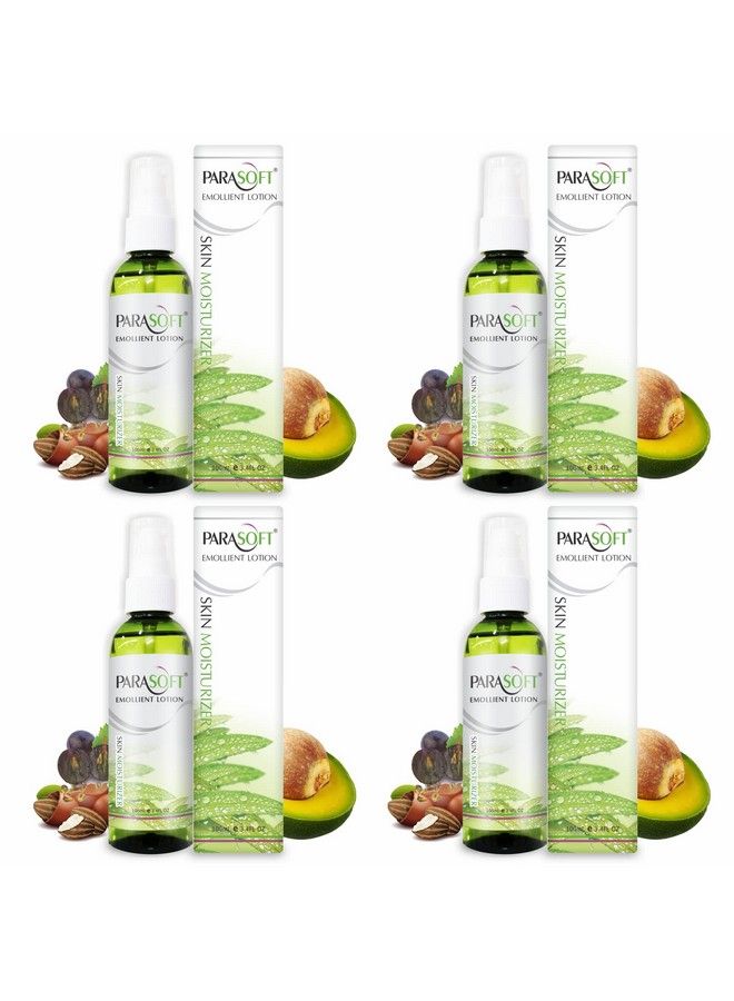 Parasoft Body & Face Moisturizing Emollient Lotion With Goodness Of Aloe Vera For Ultra Nourishing Soothing & Hydrating Skin For Men & Women 100Ml(Pack Of 4) - Image 2