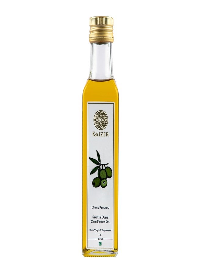 KAIZER Premium Spanish Olive Cold Pressed Oil, Extra Virgin & Unprocessed, 250 ml - Image 1
