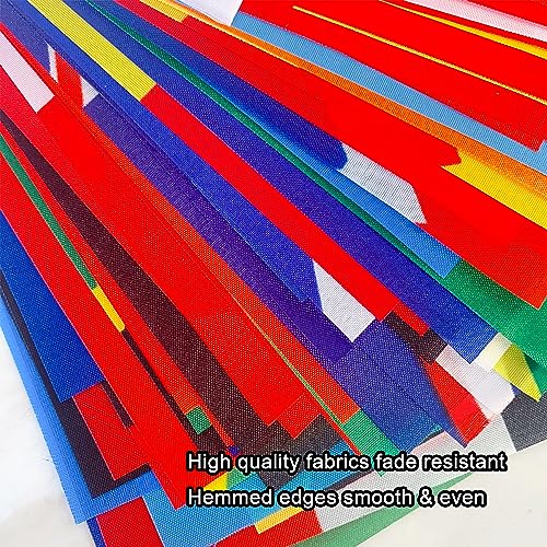 Consummate 224 Countries International World String Flags Banner Set Small Mini National Bunting Flags,All Countries Flags for Olympic,Bar,Sports Clubs,School Festivals Decorations,235 Feet - Image 3