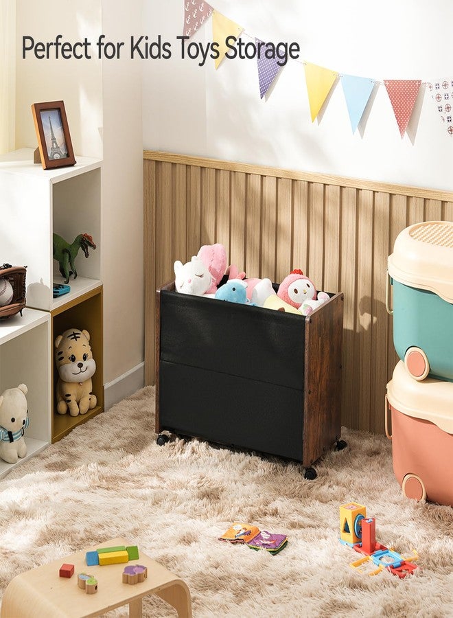 FOUCSSOMEI Toy Box, Toy Storage Organizer, Toy Box for Boys Girls, Kids Toy Storage Chest, Patented Design - Image 5
