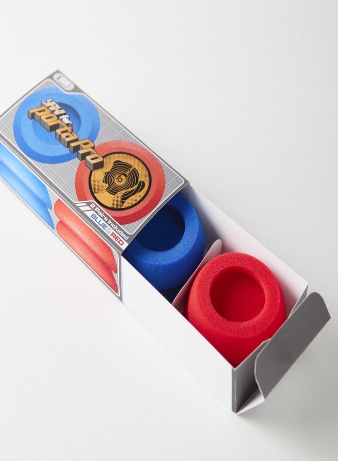 YAXI EARPADS for Koss PORTAPRO 2Pairs (Blue+Red) - Image 1
