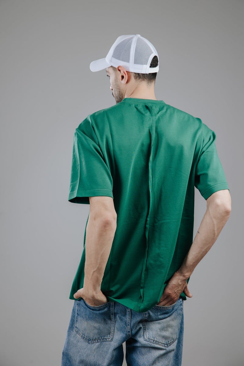 Snugface The Line Oversized Men's T-Shirts - Image 3