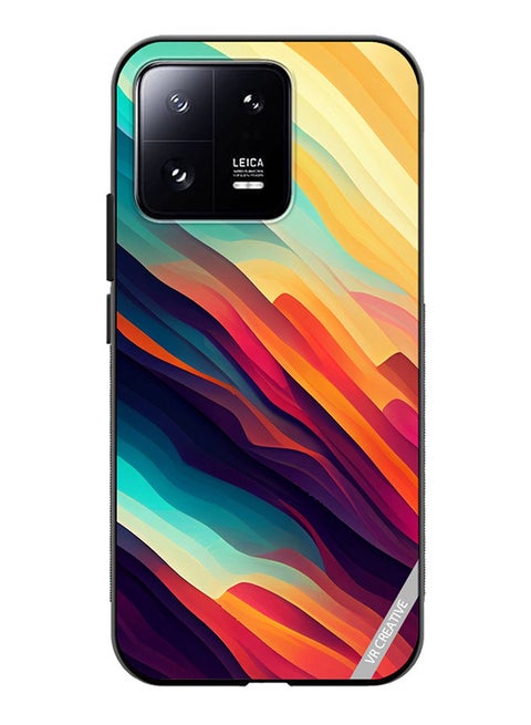 Protective Case Cover For Xiaomi 13 Abstract Colorful  With Gradient Patterns Design Multicolour