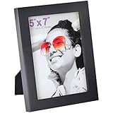 RPJC RPJC 5x7 Picture Frames Made of Solid Wood High Definition Glass for Table Top Display and Wall mounting photo frame - Image 1
