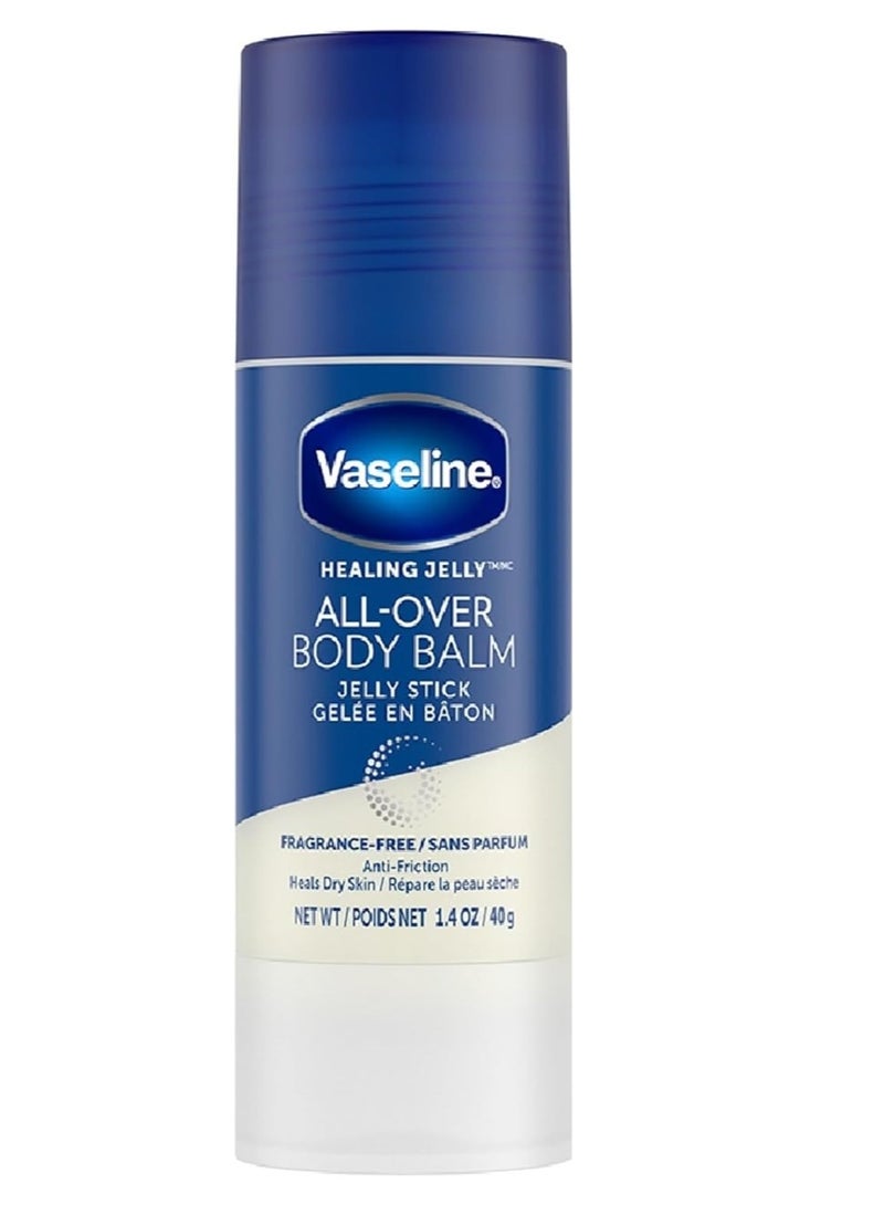 Vaseline Healing Jelly Body Balm Stick for Dry Skin Relief Unscented Targeted Healing for Hard-To-Reach Spots 40 G/1.4 Oz, 40 Grams - Image 1