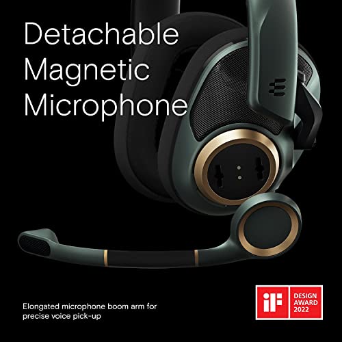 EPOS H6Pro Open Acoustic Gaming with Mic – Immersive Sound, Lightweight Comfort, and Durable Design – Works with Xbox, PS4/PS5 & PC/Windows – Green - Image 3