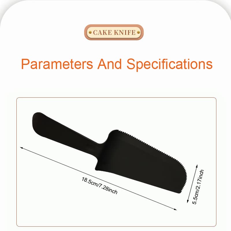 TorSor 20 Pack Disposable Cake Cutter Slicer Plastic Serrated Cutting Knife Server Spatula Knives Serving Utensils for Pie Pizza Pastry Dessert Bakery Bread Kitchen Wedding Birthday Party - Image 2