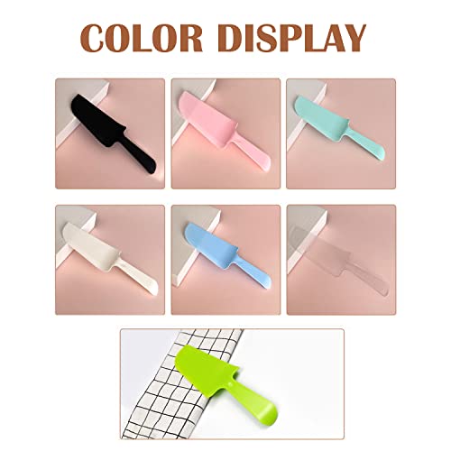 TorSor 20 Pack Disposable Cake Cutter Slicer Plastic Serrated Cutting Knife Server Spatula Knives Serving Utensils for Pie Pizza Pastry Dessert Bakery Bread Kitchen Wedding Birthday Party - Image 4