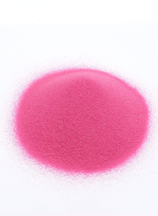 Shiny Stone Colorful Art Sand, Decorative Wedding Vibrant Sand, 250g/0.55lb/8.81oz for Wedding Succulent Terrarium Vase (Bright Pink) - Image 1