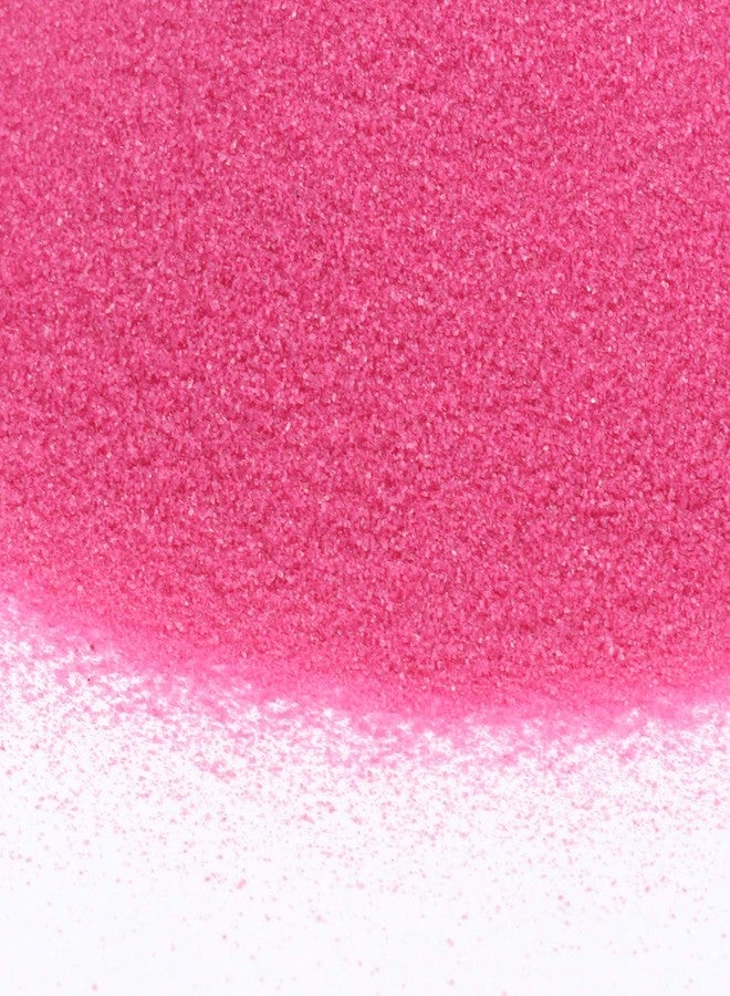 Shiny Stone Colorful Art Sand, Decorative Wedding Vibrant Sand, 250g/0.55lb/8.81oz for Wedding Succulent Terrarium Vase (Bright Pink) - Image 5