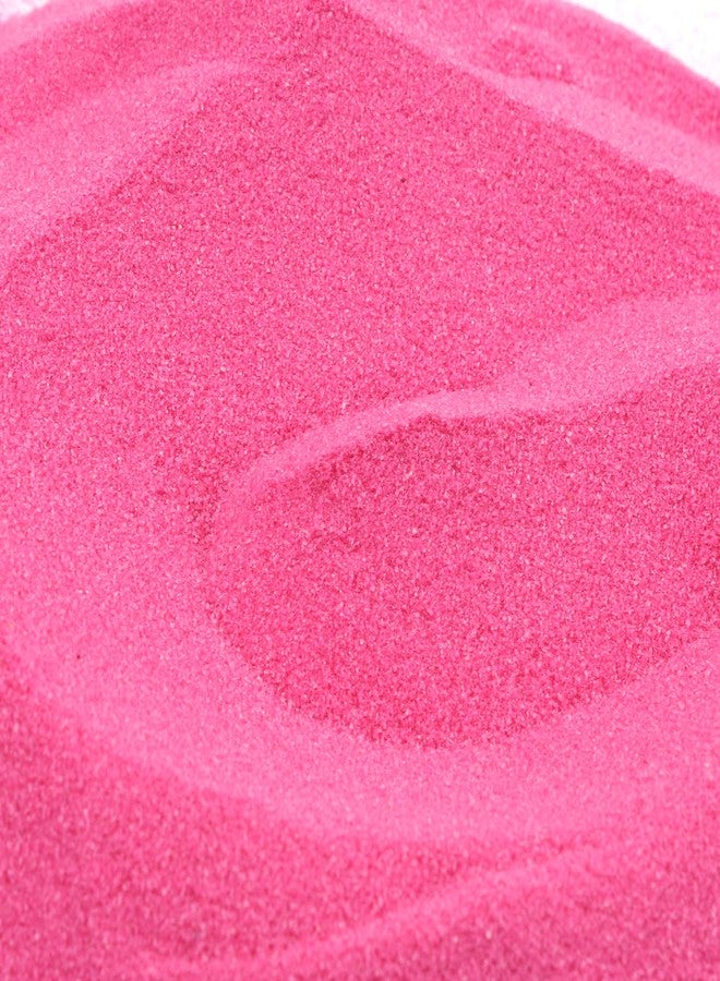 Shiny Stone Colorful Art Sand, Decorative Wedding Vibrant Sand, 250g/0.55lb/8.81oz for Wedding Succulent Terrarium Vase (Bright Pink) - Image 3