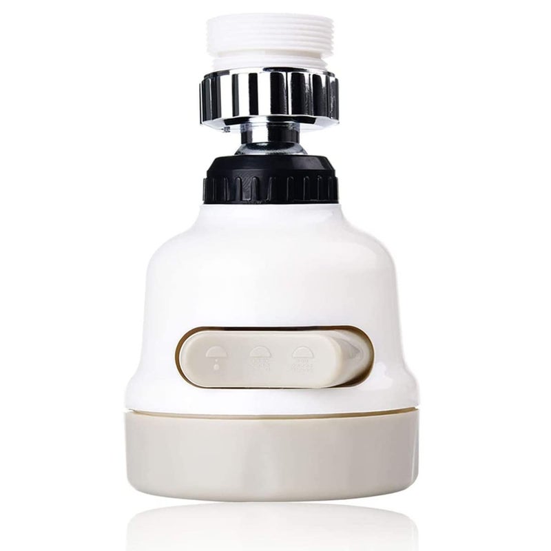 HENIJ HENIJ Kitchen Faucet Head 360 Rotatable Faucet Sprayer Anti Splash Tap Booster Shower and Water Saving Faucet with 3 Modes Adjustment for Kitchen Pack of 1 SHORT - Image 1