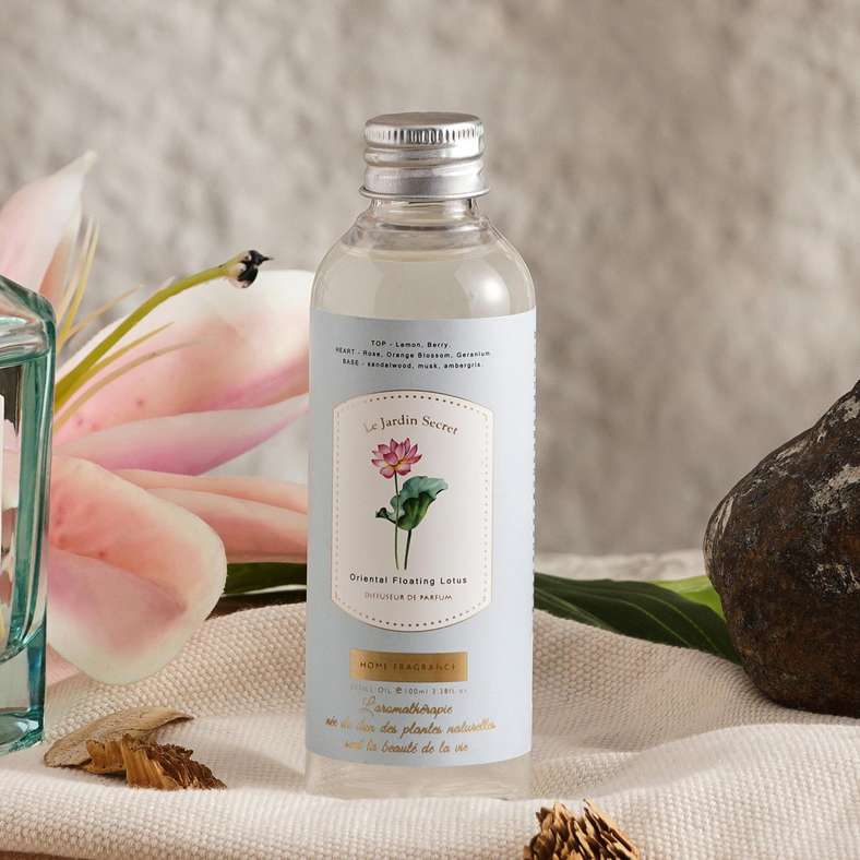 Pan Home Le Jardin Secret Oriental Floating Lotus Refill Oil - Blue