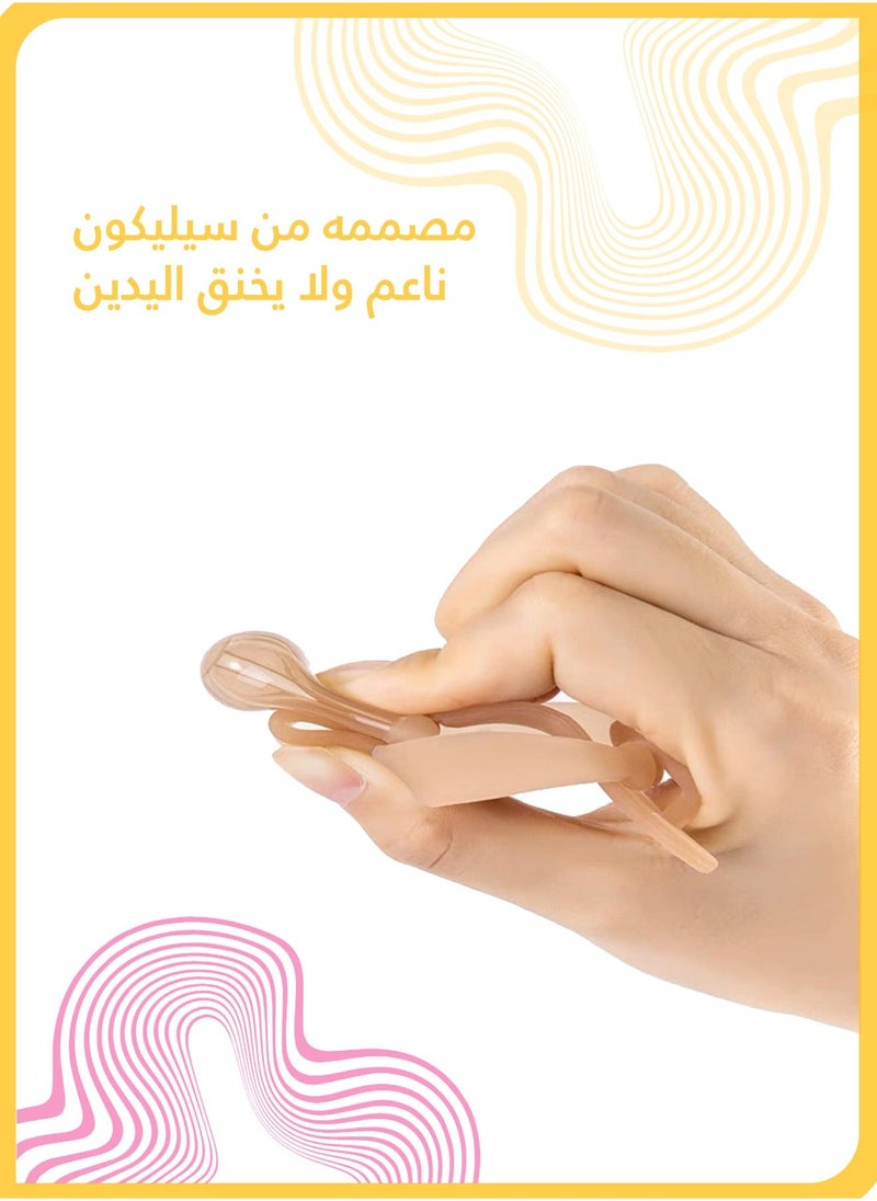 MARHABABY Thumb Sucking Stopper for Babies, Silicone Thumb Guard, Adjustable Wrist Strap, Safe & Non-Toxic, Helps Break Habit in 4 Weeks (Fits Both Hands) - Image 3