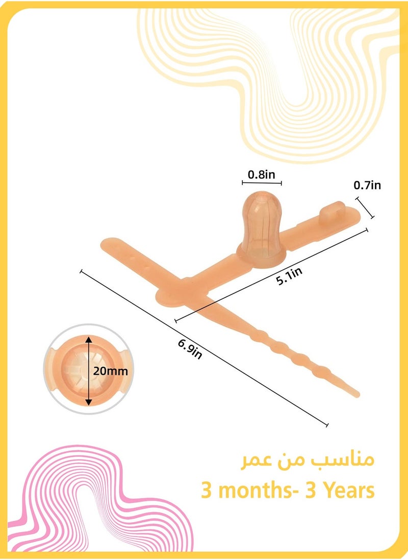 MARHABABY Thumb Sucking Stopper for Babies, Silicone Thumb Guard, Adjustable Wrist Strap, Safe & Non-Toxic, Helps Break Habit in 4 Weeks (Fits Both Hands) - Image 2