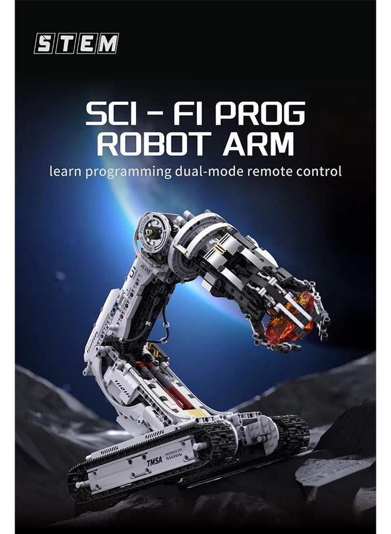 Technical 1512Pcs Science Fiction Programming Robotic Arm Building Blocks High Tech Engineering Car Bricks Toys Kids Adult Gift - Image 2