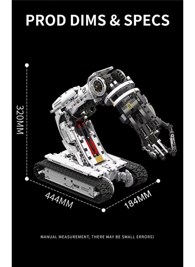 Technical 1512Pcs Science Fiction Programming Robotic Arm Building Blocks High Tech Engineering Car Bricks Toys Kids Adult Gift - Image 5