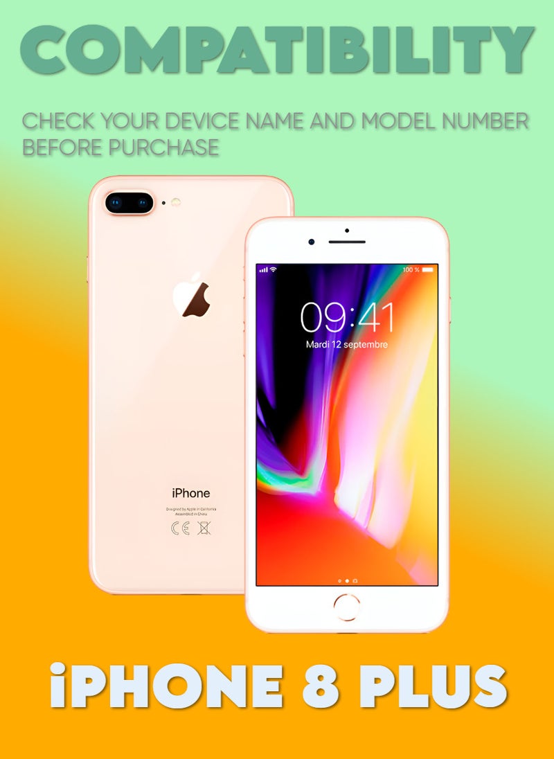 ACLIX Antistatic ESD Dustproof Premium Quality High Definition Anti-Spy Privacy Tempered Glass Screen Protector Designed For  iPhone 8 Plus - Image 2