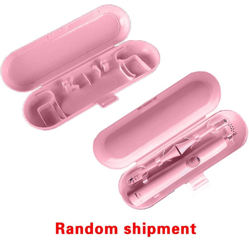 Color E Portable Travel Toothbrush Box Dustproof Case With Initial Letter Pattern Design - Image 3