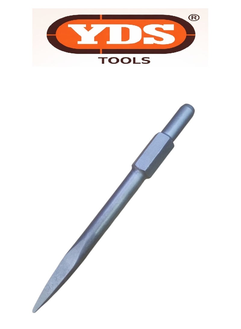 YDS TOOLS Pointed Chisel for Hammer Drill 30 × 350 mm – Professional Demolition Chisel for Concrete & Brick – Model YDS-0130-1 - Image 1