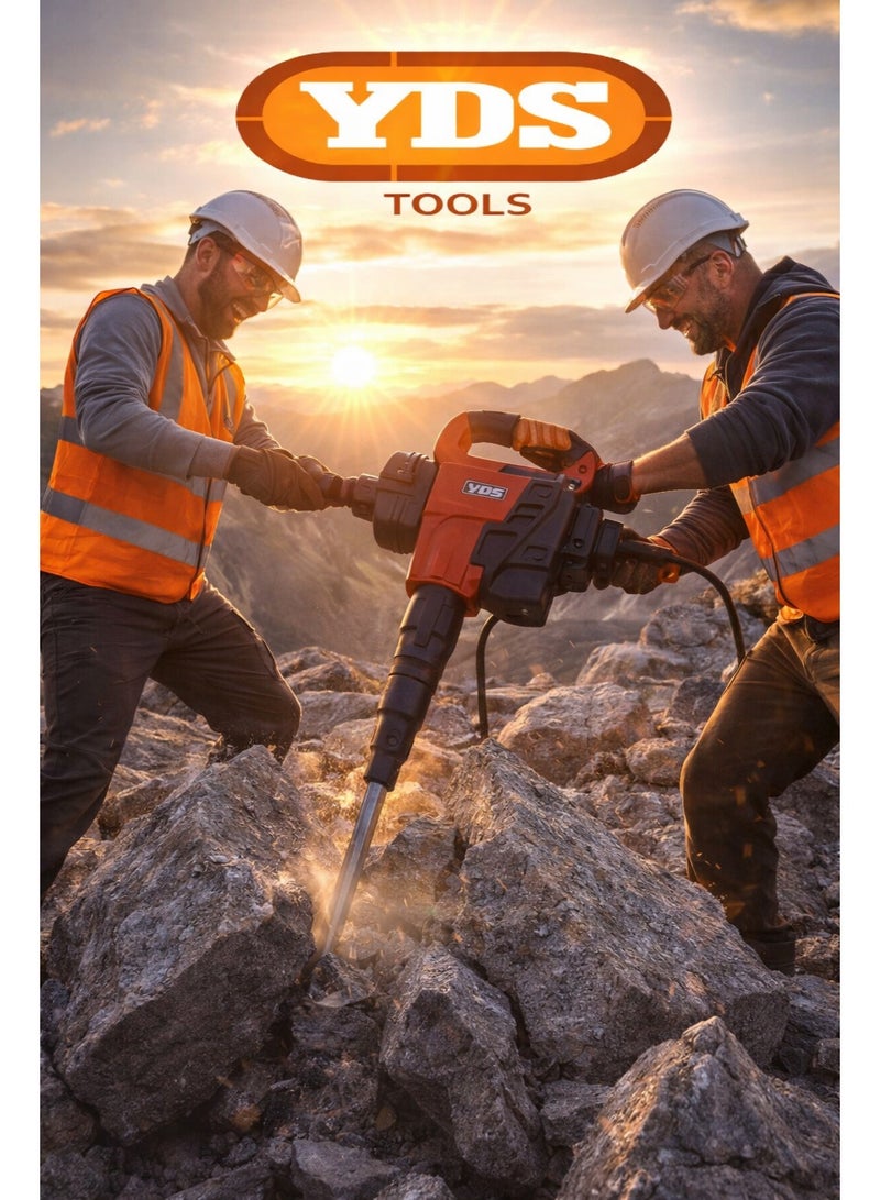 YDS TOOLS Pointed Chisel for Hammer Drill 30 × 350 mm – Professional Demolition Chisel for Concrete & Brick – Model YDS-0130-1 - Image 5