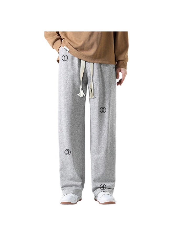 Pull Back Warrior Casual Pants For Men, Printed Loose Wide-Leg Trousers, Spring And Autumn Trendy Drawstring Pants, Comfortable Versatile Sports Pants For Men - Image 1