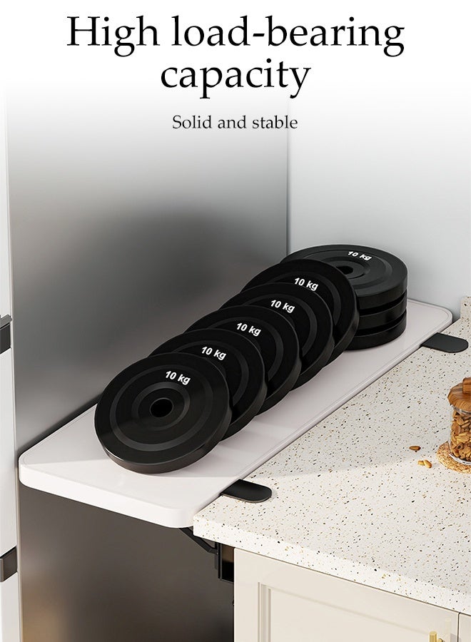 DUNISO Desk Extender Tray, Clamp-on Kitchen Table Extender Extension Baffle, Ergonomic Desk Extender, Computer Armrest Table Stand, Countertop Gap Rack Suitable for Home Office Desktop Extension ﻿ - Image 5