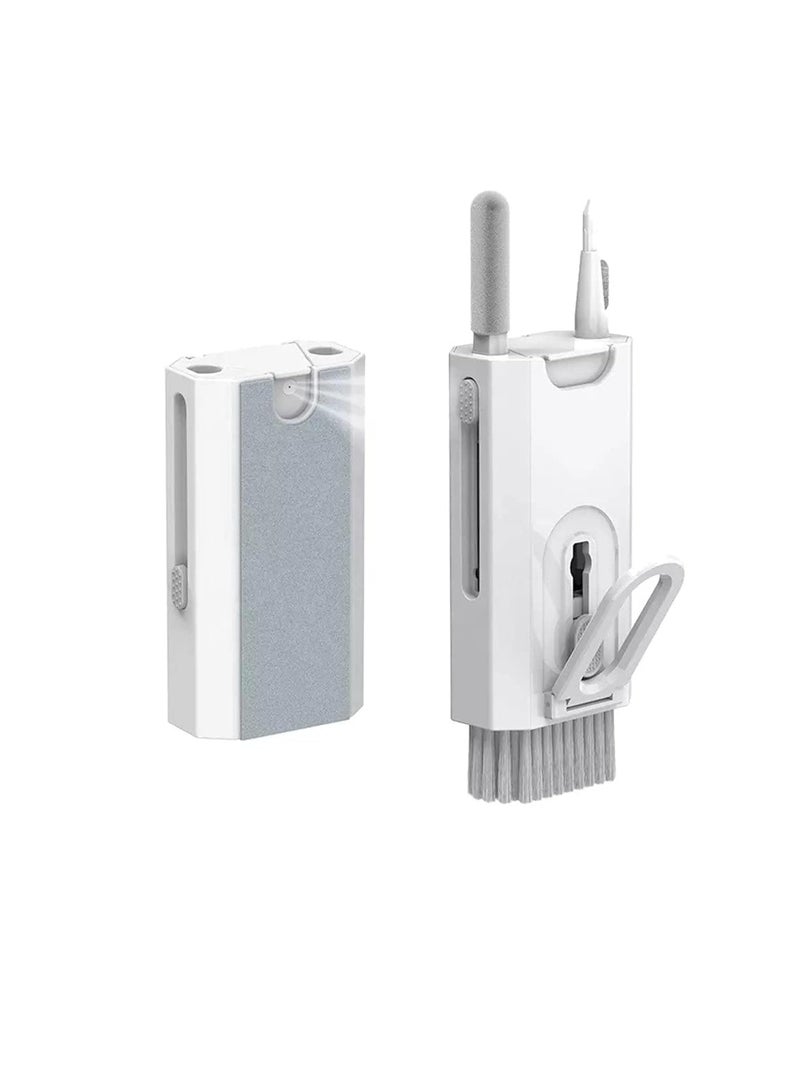 Cool Baby 8 in 1 Keyboard Cleaning kit, Cleaner for Airpods, Earbuds, Headset, Laptop Cleaner with Brush Portable Electronics Keyboard Cleaning Tools, Cleaner Keycap Puller Kit (WHITE) - Image 1