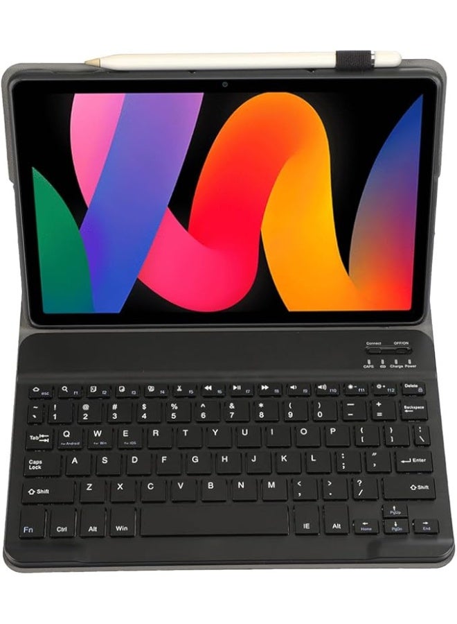 Spanish Ñ Keyboard Case for Xiaomi Redmi Pad SE, Premium Leather Smart Case with Magnetically Detachable Bluetooth Keyboard QWERTY Design Compatible with Redmi Pad SE 11 Inch 2023 - Image 5