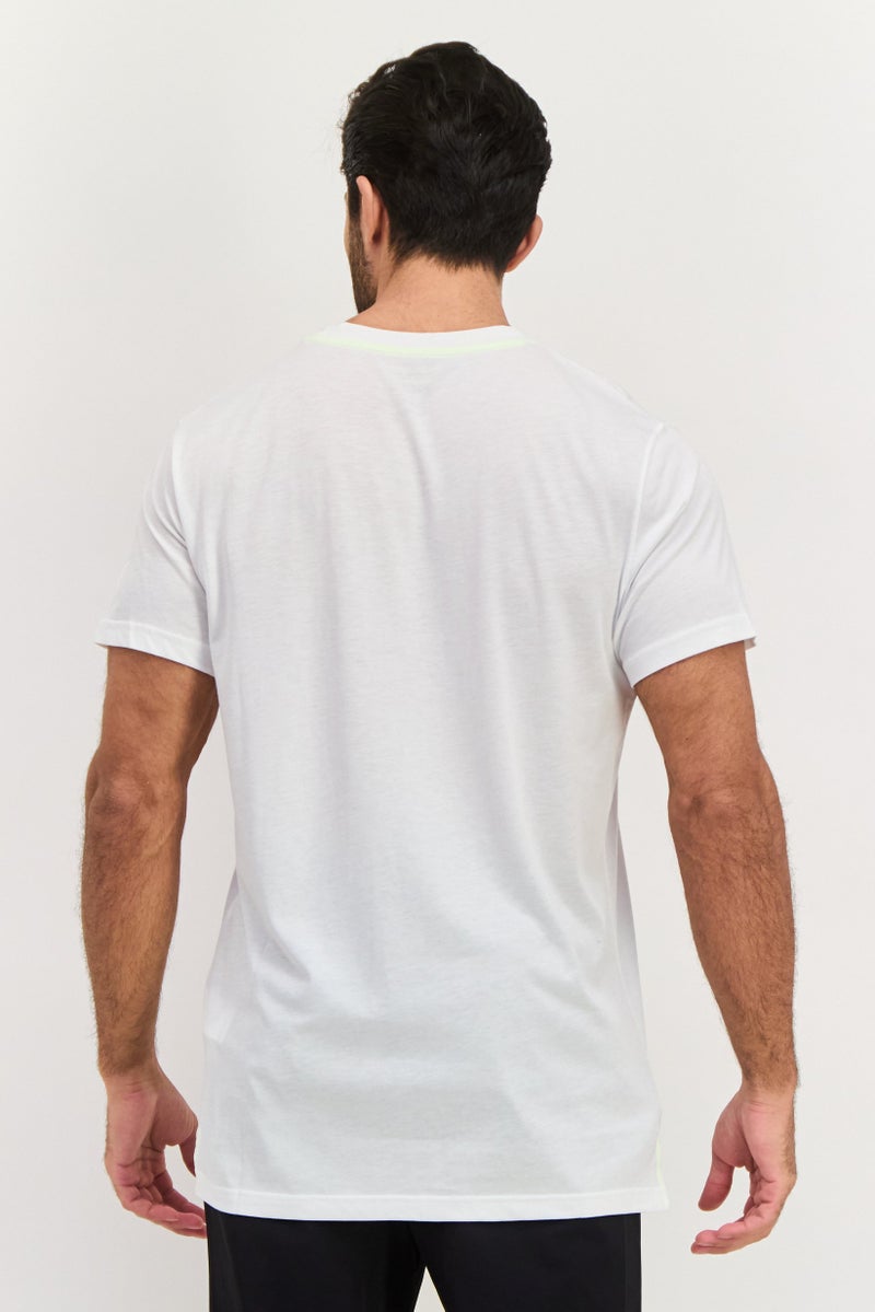 PUMA Men Sportswear Fit Short Sleeve Outdoor T-Shirt, White - Image 3