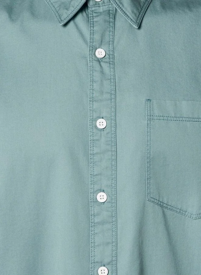 لي كوبر Lee Cooper Men Regular Fit Collar Long Sleeves Shirt