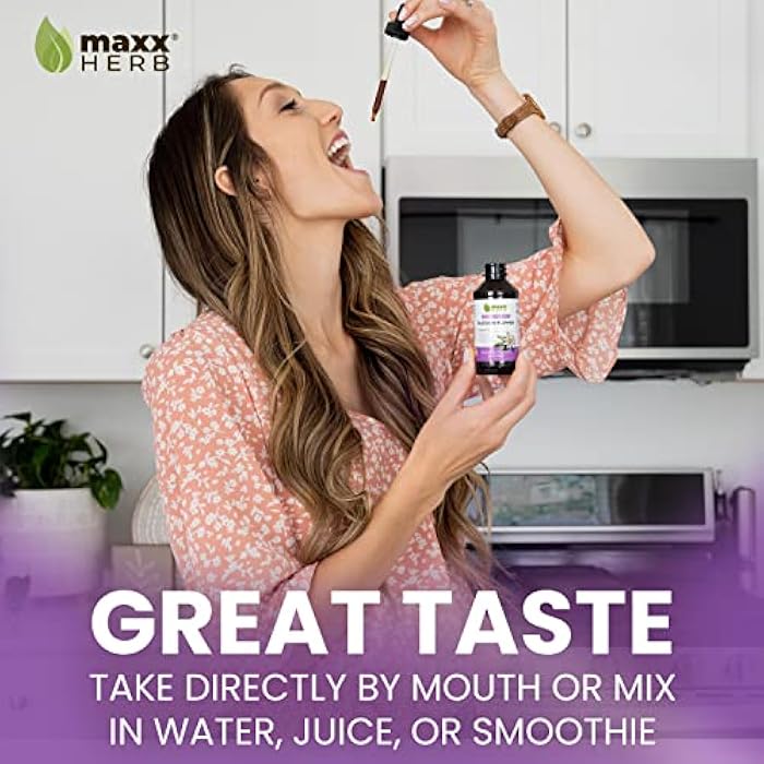 Maxx Herb Passion Flower Extract - Max Strength Passion-Flower Liquid Absorbs Better Than Capsules, for Relaxation and Stress Relief, Alcohol-Free - 4 Oz Bottle (60 Servings) - Image 4