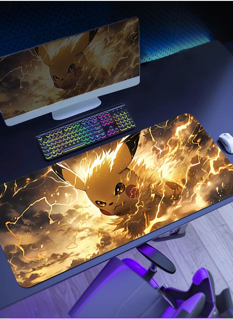 Beirui - 80cm*30cm Anime Mouse Pad, Gaming Mouse Pad, Large Mouse Pad, Extended Keyboard Mouse Pad, Extended Keyboard Mouse Pad with non-slip base and stitched edges - Image 1