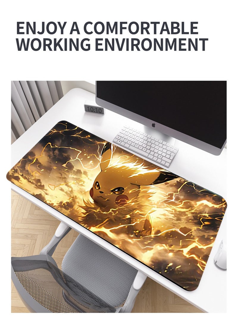 Beirui - 80cm*30cm Anime Mouse Pad, Gaming Mouse Pad, Large Mouse Pad, Extended Keyboard Mouse Pad, Extended Keyboard Mouse Pad with non-slip base and stitched edges - Image 1
